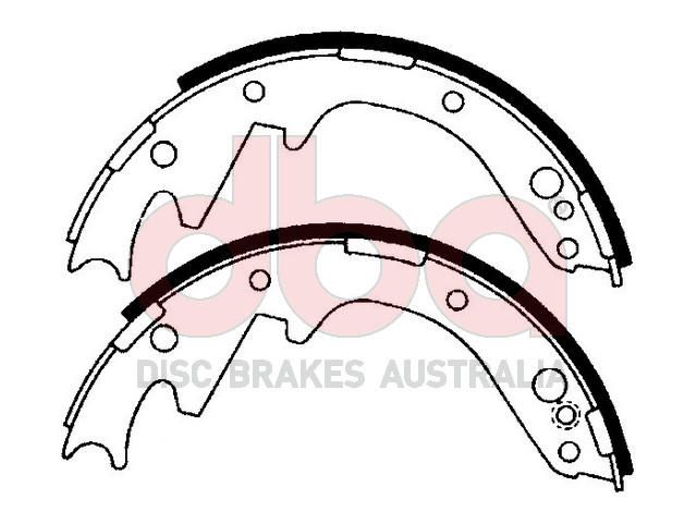 Street Series Brake Shoes [Toyota Corona 228.6mm] - TecDoc Only