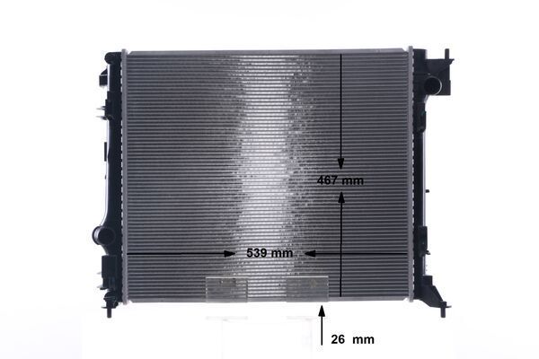 Radiador, refrigeración del motor