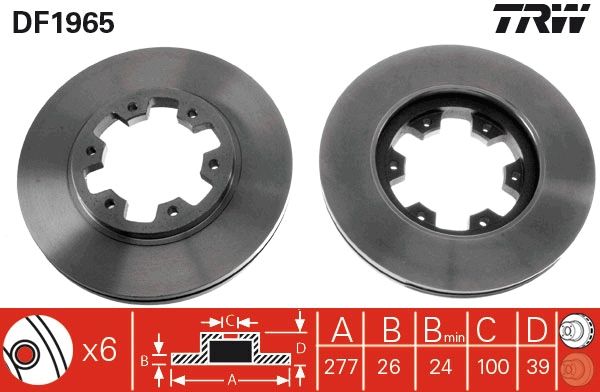 Brake Disc DF1965