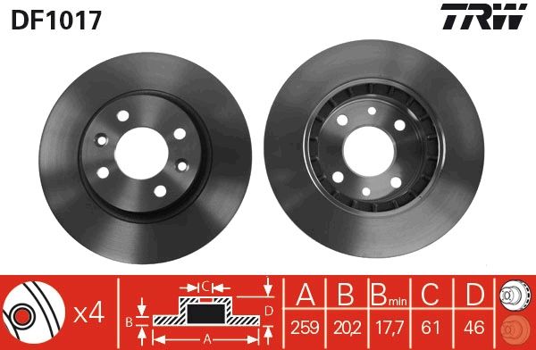 PAIRE DE DISQUES  9900