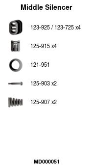 Mittelschalldämpfer