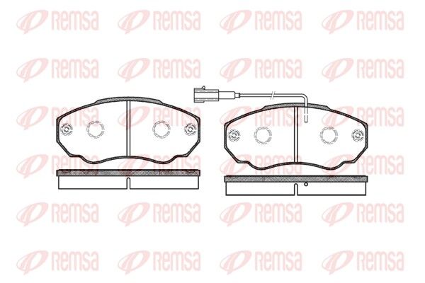 Brake Pad Set, disc brake 0960.01