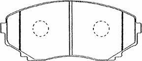 Juego de balatas de freno