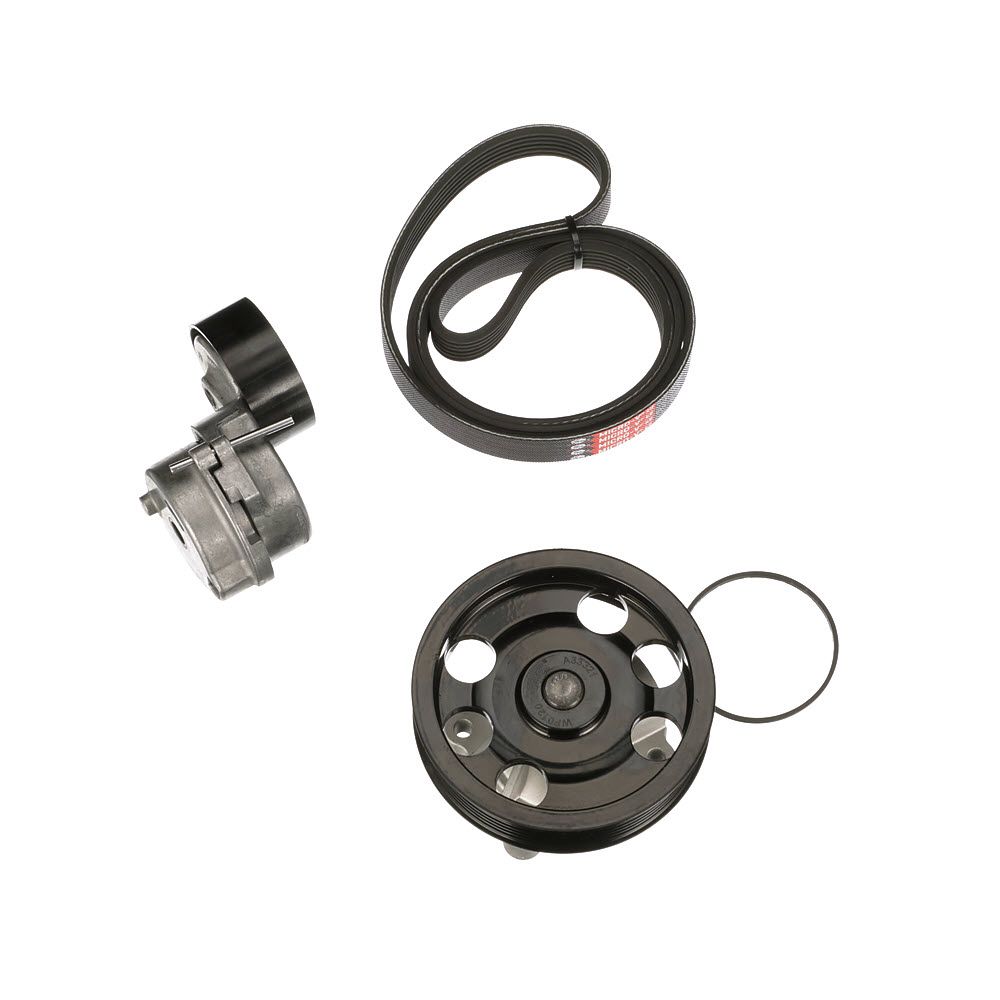 vandens siurblys + V formos rumbuotas diržas, komplektas