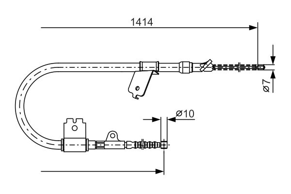 Seilzug, Feststellbremse