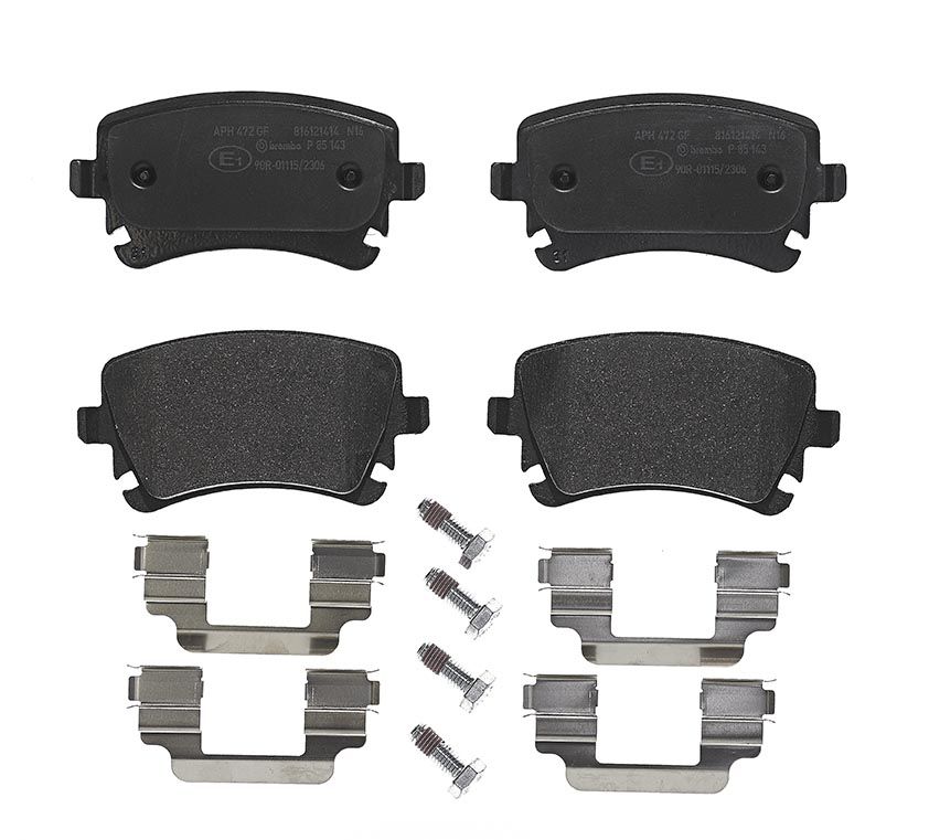 BREMBO P 85 143 - Bremsbelagsatz, Scheibenbremse PRIME LINE