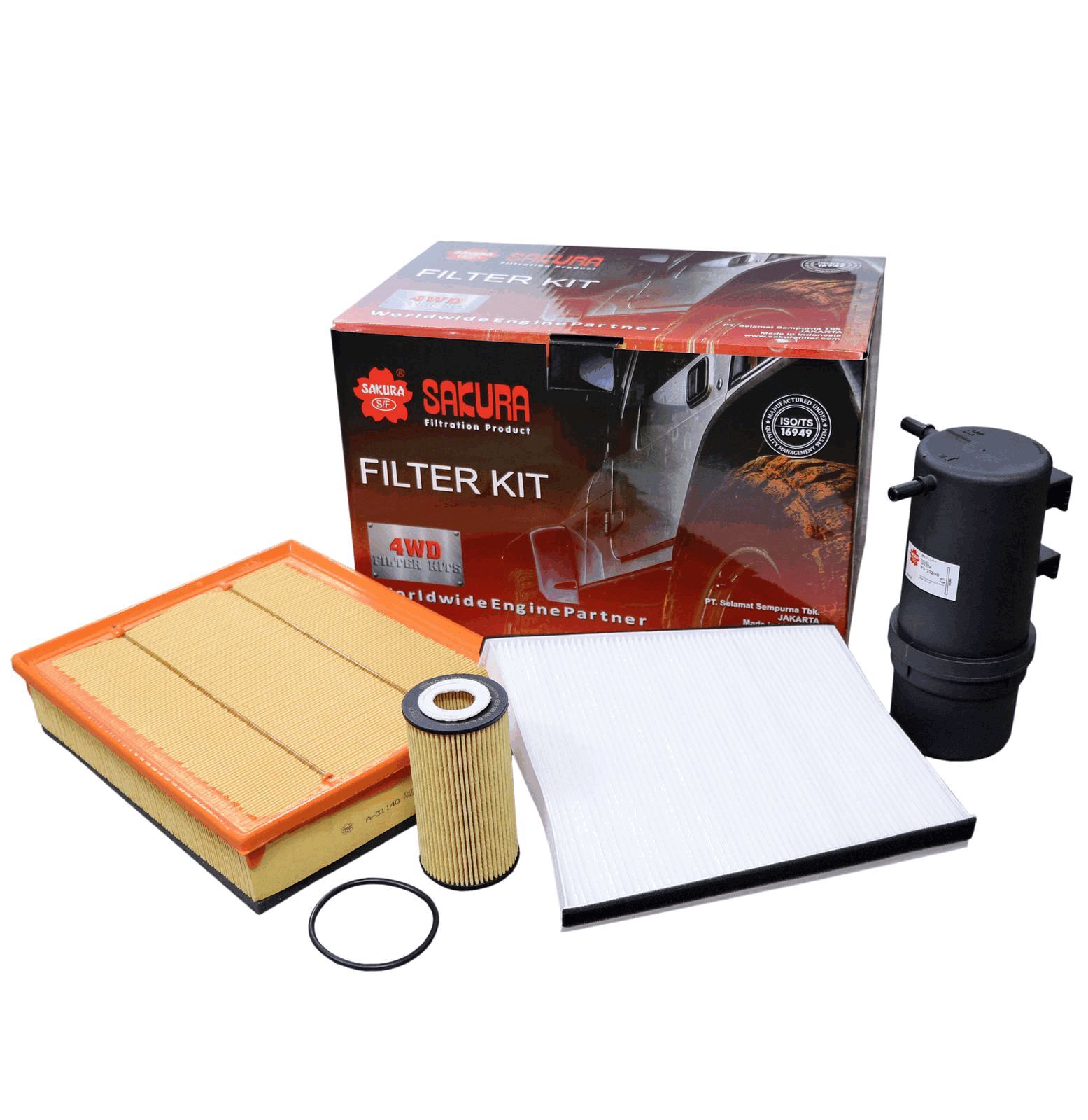FILTER KIT OIL AIR FUEL CABIN - TecDoc Only