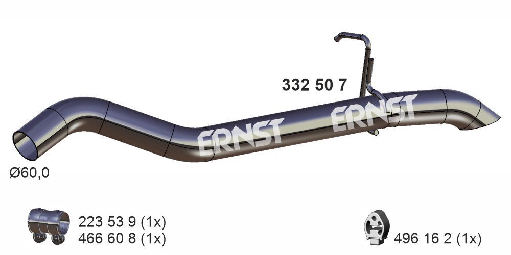 ERNST 332507 - Abgasrohr