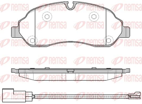 Brake Pad Set, disc brake 1602.02