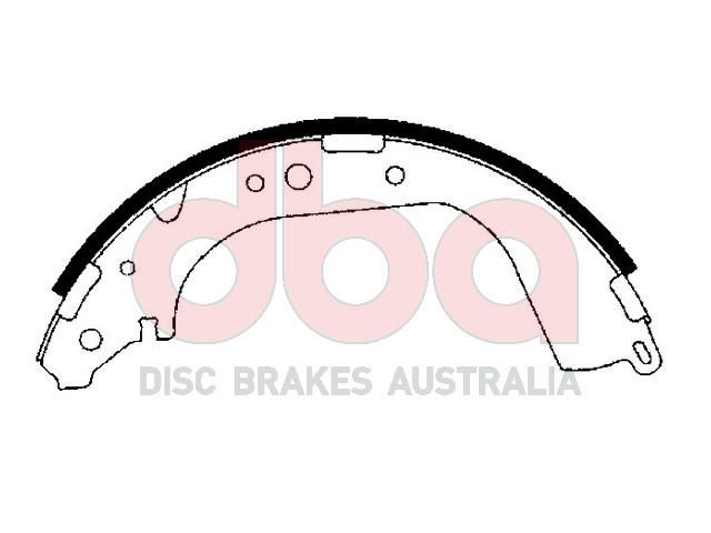 Street Series Brake Shoes [Toyota 295mm] - TecDoc Only