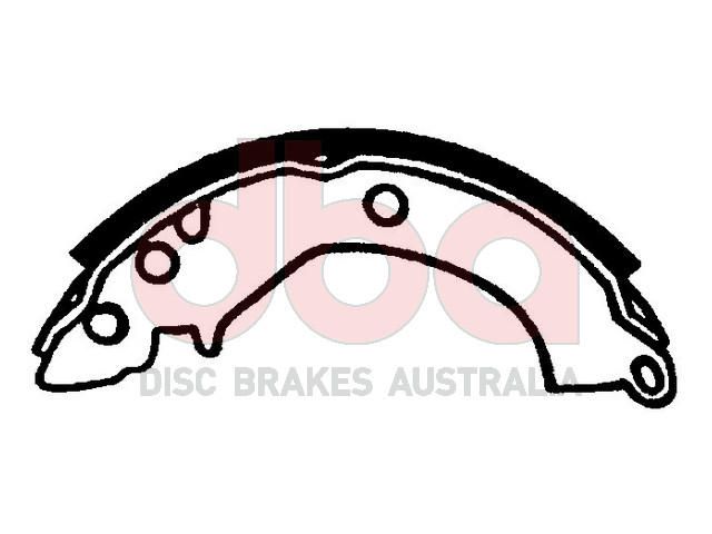 Street Series Brake Shoes [Mitsubishi Colt 180mm] - TecDoc Only
