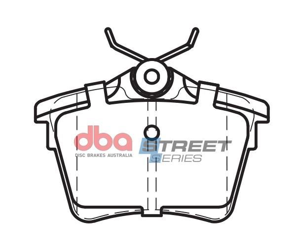 DBA SS STREET SERIES BRAKE PADS [ Citroen & Peugeot 2004-2014 R ] - TecDoc Only