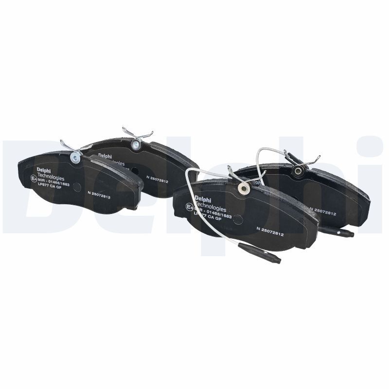 DELPHI LP877 - Bremsbelagsatz, Scheibenbremse