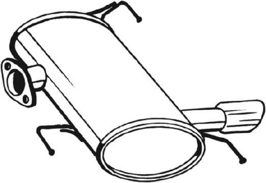 BOSAL 247-009 - Endschalld&auml;mpfer