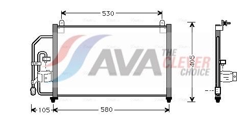 DW5012 AVA QUALITY COOLING kondenzátor, klíma