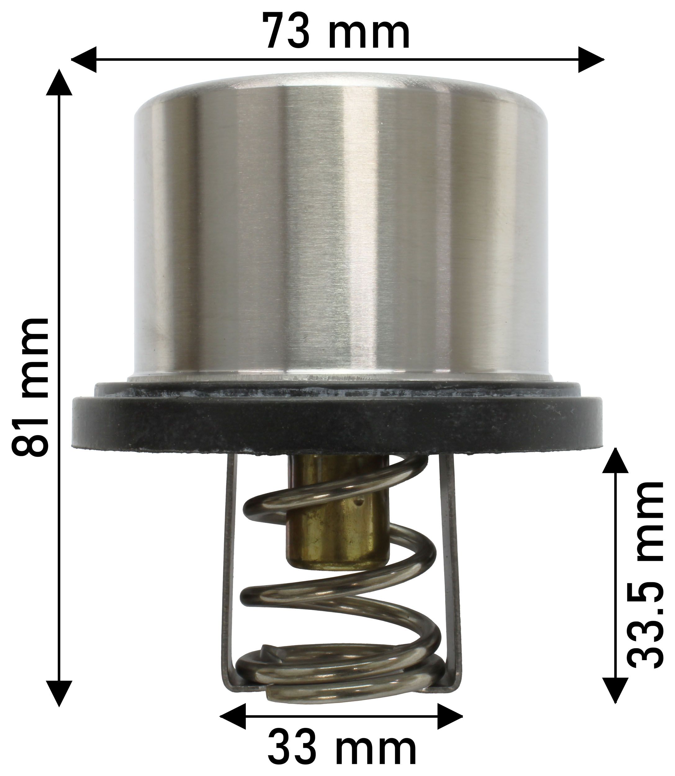 THERMOSTAT 73MM DIA 88C FREIGHTLINER - TecDoc 1