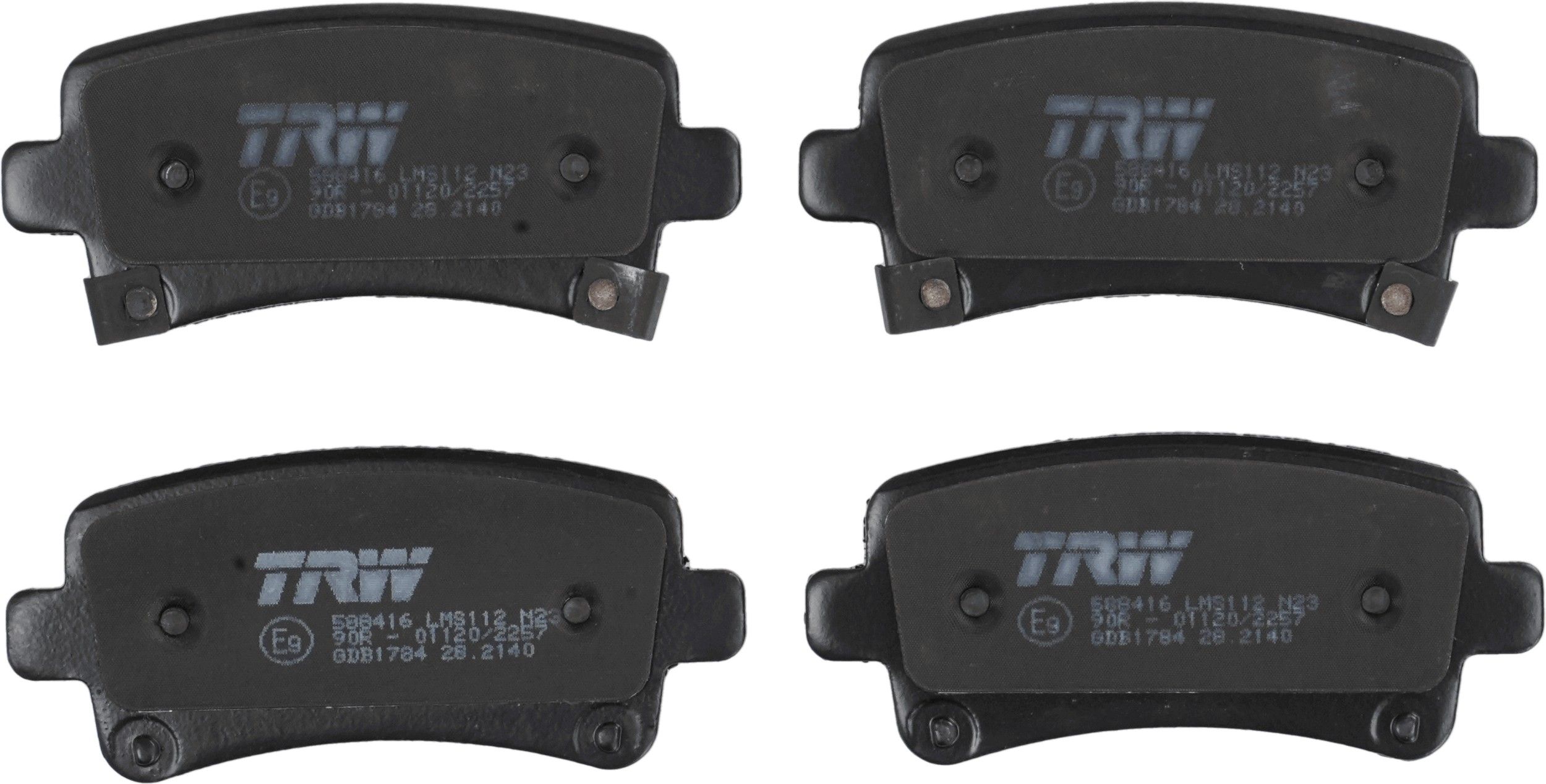 TRW DISC BRAKE PADS - TecDoc 2