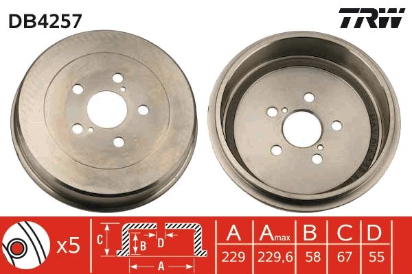 TAMBOUR DE FREIN  9900