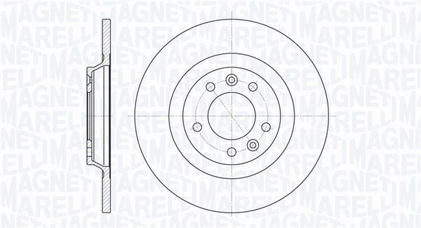 361302040205 MAGNETI MARELLI féktárcsa