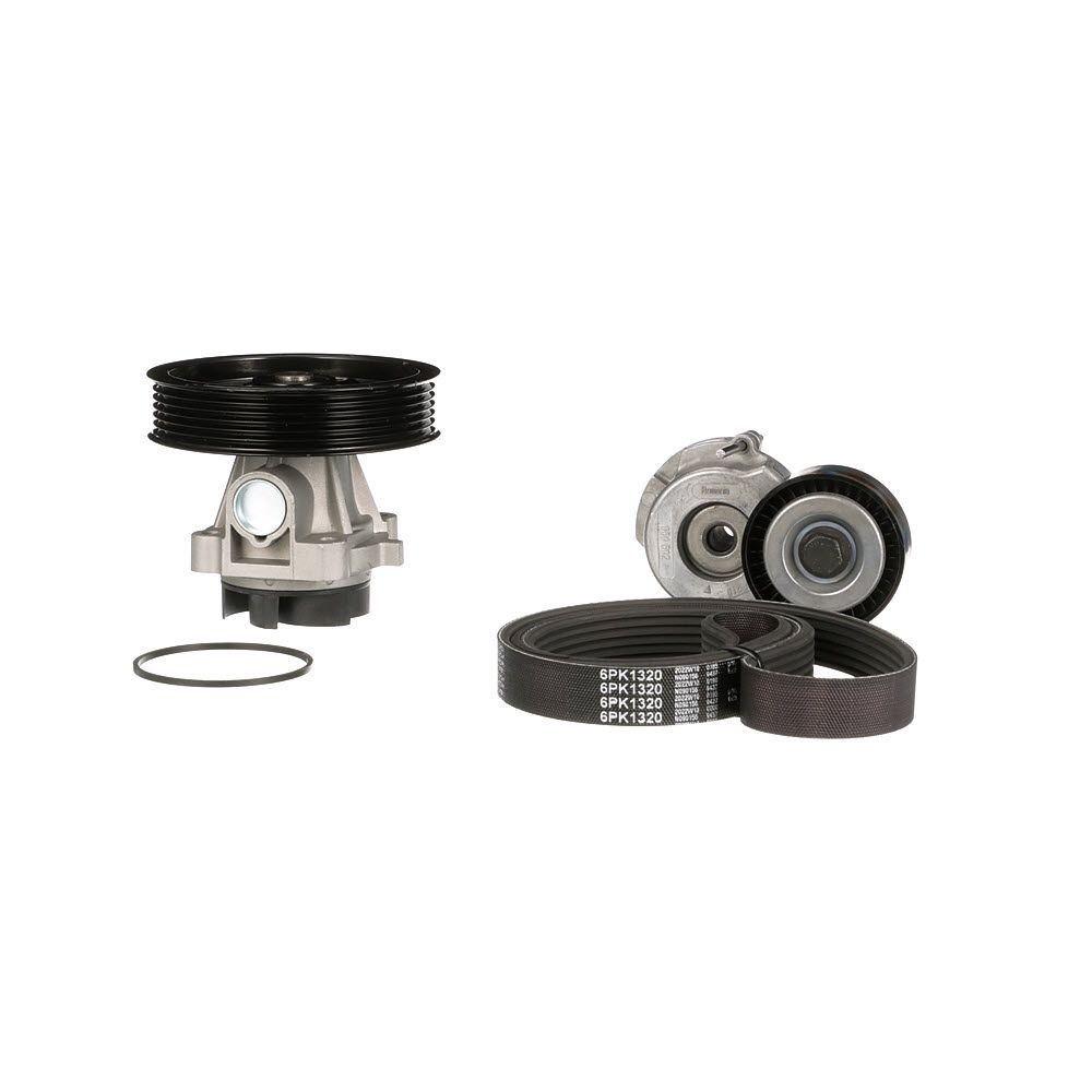 vandens siurblys + V formos rumbuotas diržas, komplektas