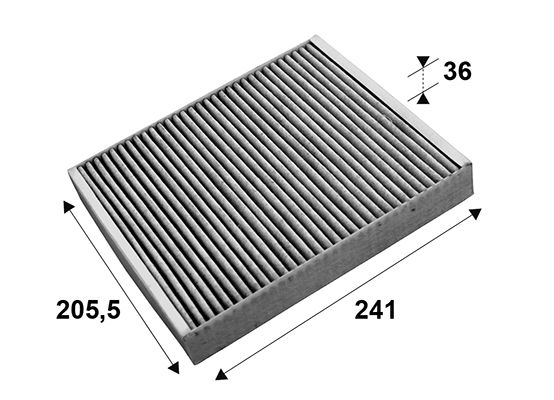 Filter, cabin air 715659