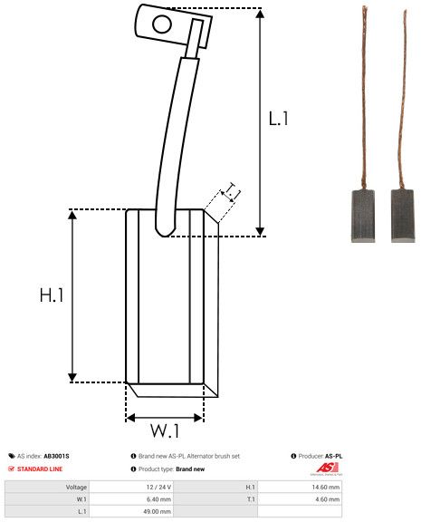 Kohleb&uuml;rste, Generator