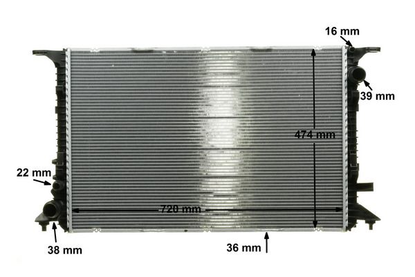 Kühler, Motorkühlung Kühler, Motorkühlung
