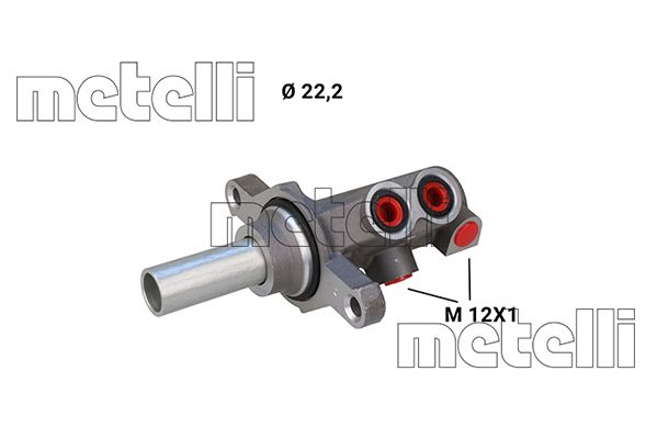 05-1296 METELLI főfékhenger