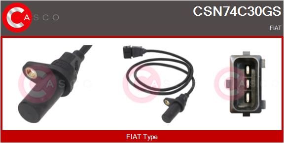 CSN74C30GS CASCO Genuine impulzusadó, főtengely