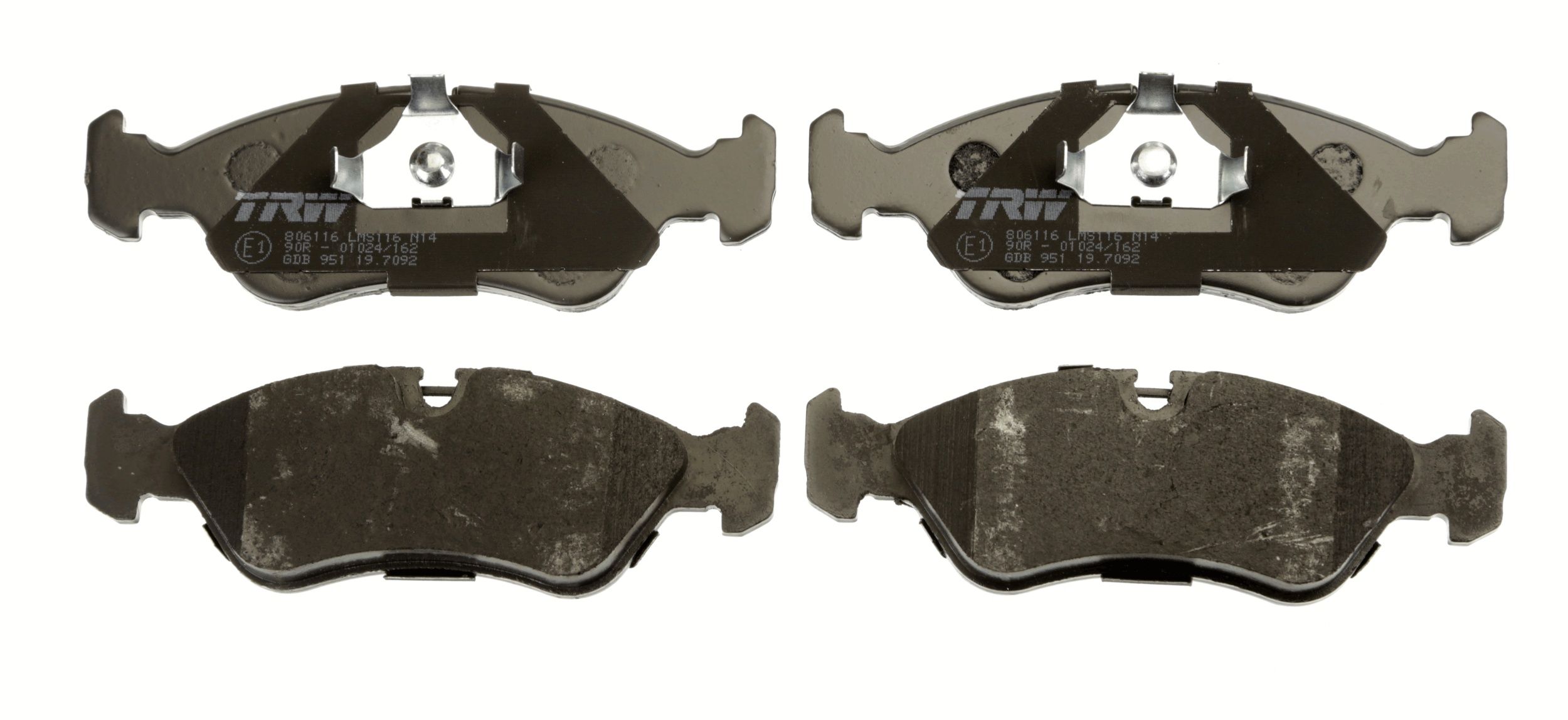 TRW DISC BRAKE PADS - TecDoc 2
