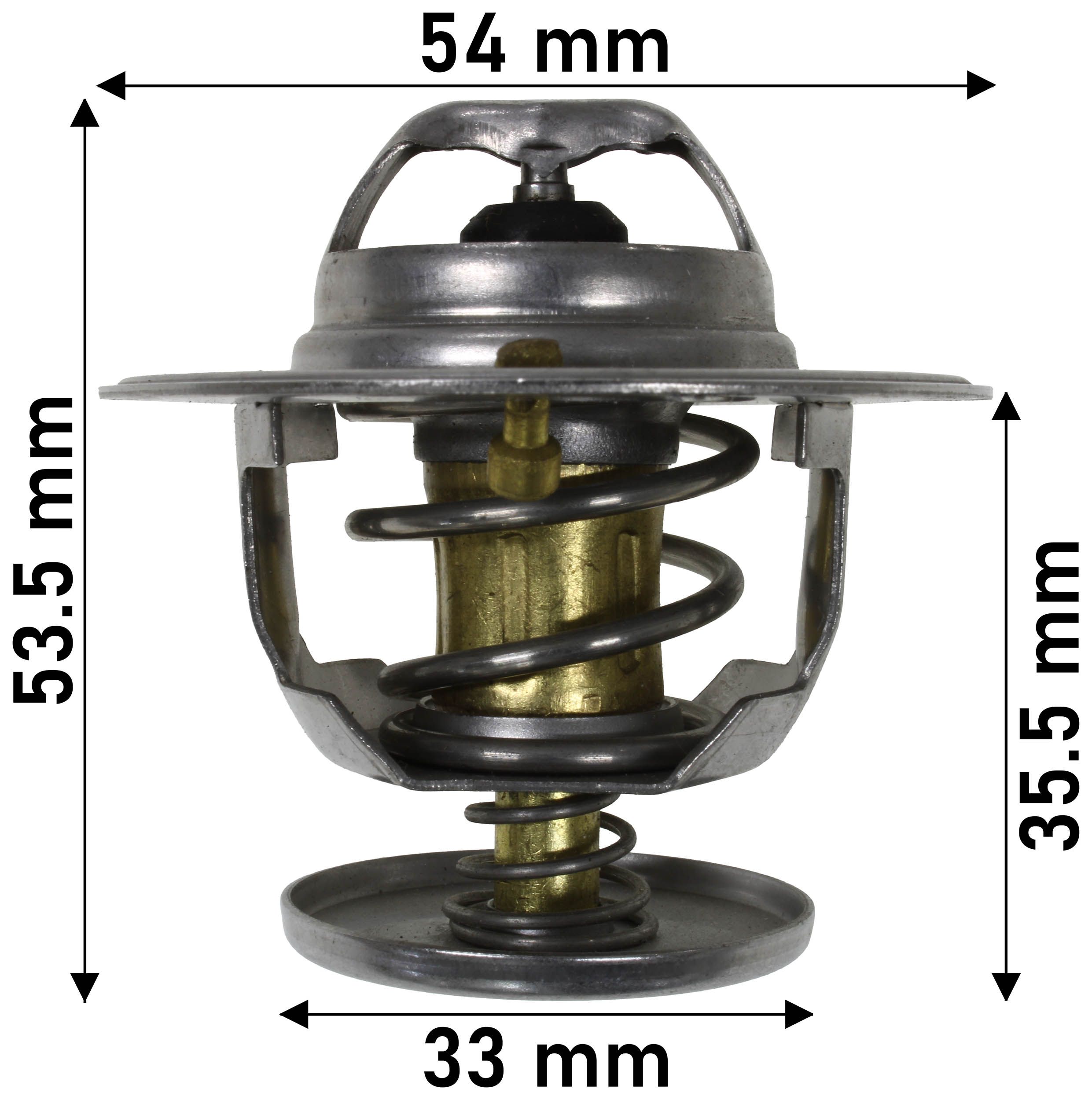 THERMOSTAT 54MM DIA 77C FORD/ MAZDA - TecDoc Only