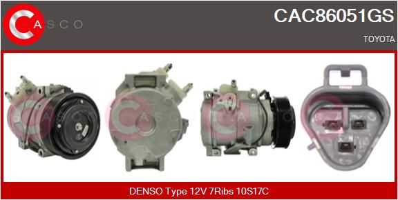 CAC86051GS CASCO Genuine kompresszor, klíma