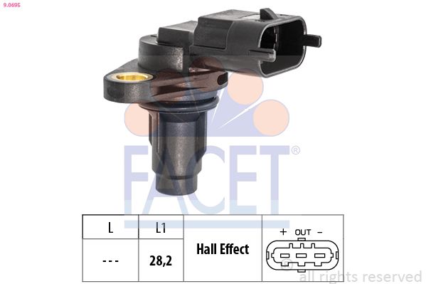 FACET 9.0695 - Sensor, Nockenwellenposition
