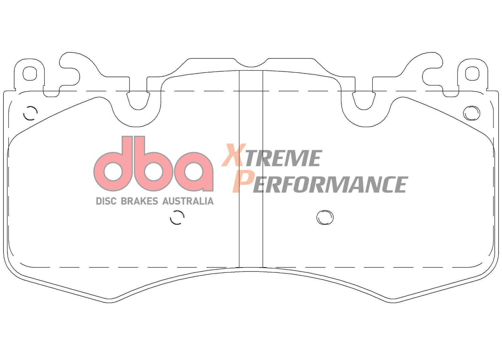 DBA XP PERFORMANCE BRAKE PADS [ Range Rover Sport Vogue Brembo Caliper 2009-on F ] - TecDoc Only