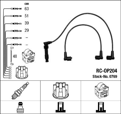 Ignition Cable Kit 0769