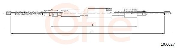 COFLE 10.6027 - Seilzug, Feststellbremse