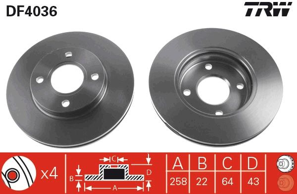 PAIRE DE DISQUES  9900