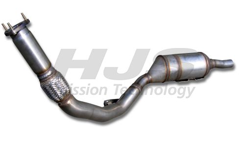 93 11 2004 HJS Original-DPF® City-Filter® Utólagos beépítő készlet, katalizátor/koromszűrő (kombi r.)