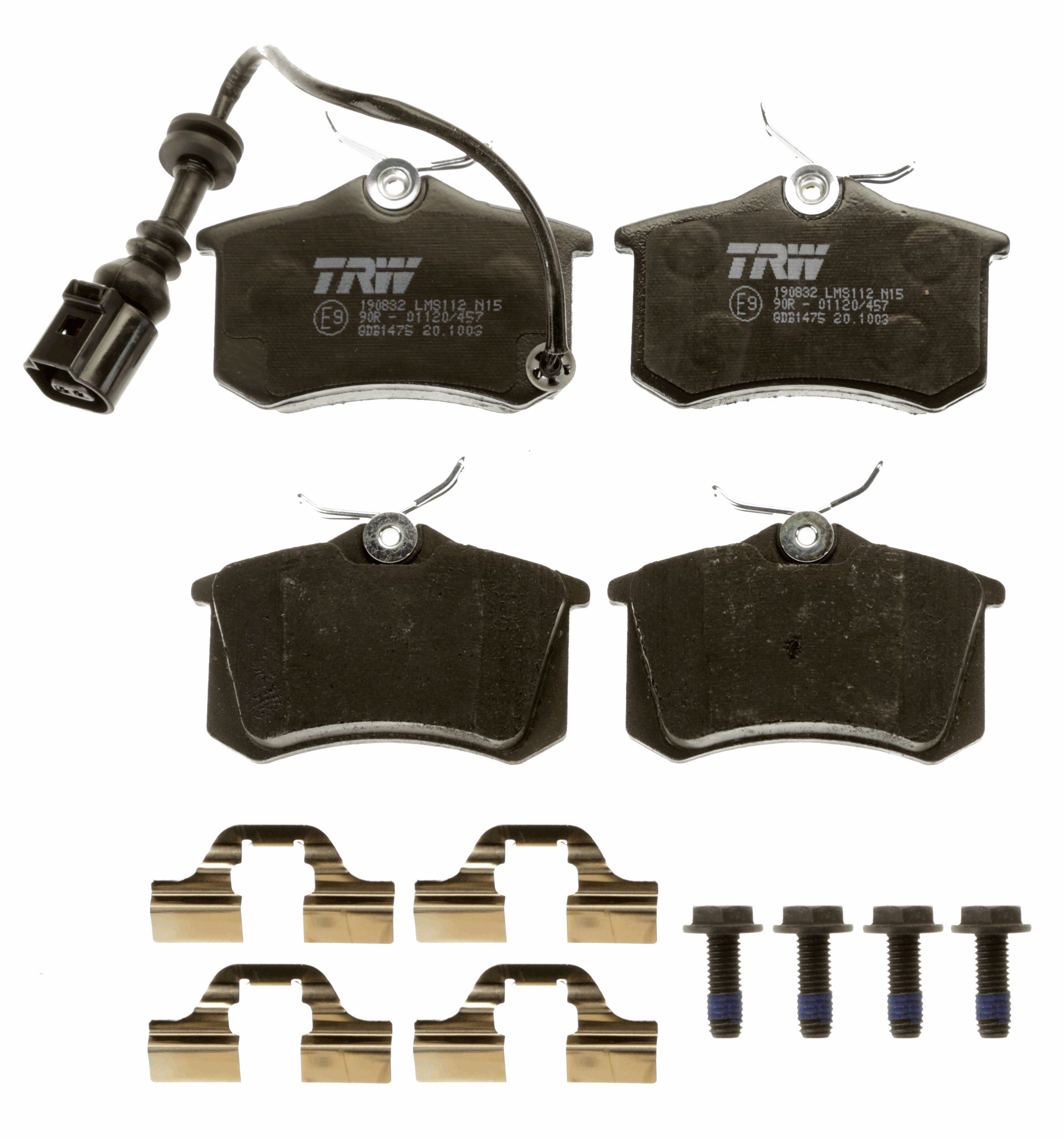 TRW DISC BRAKE PADS - TecDoc 2