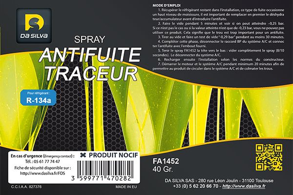 ANTIFUITES AVEC TRACEUR  .