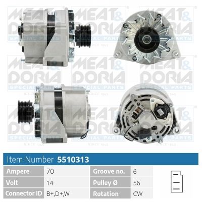 MEAT & DORIA 5510313 - Generator