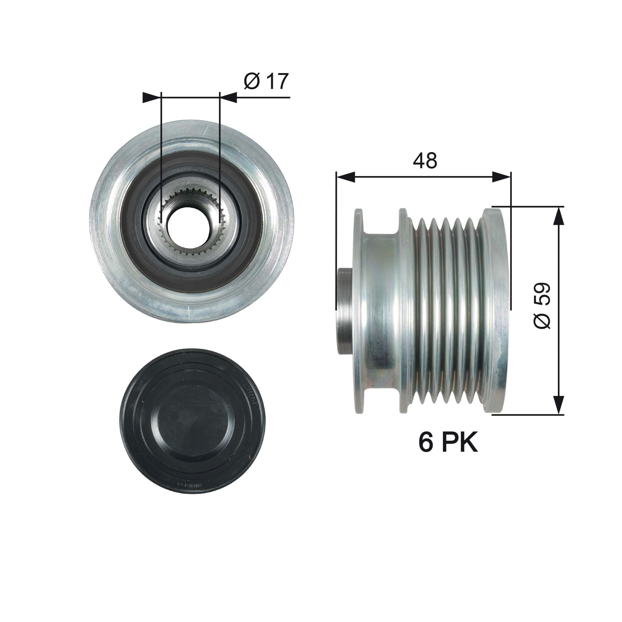 Alternator Freewheel Clutch OAP7178