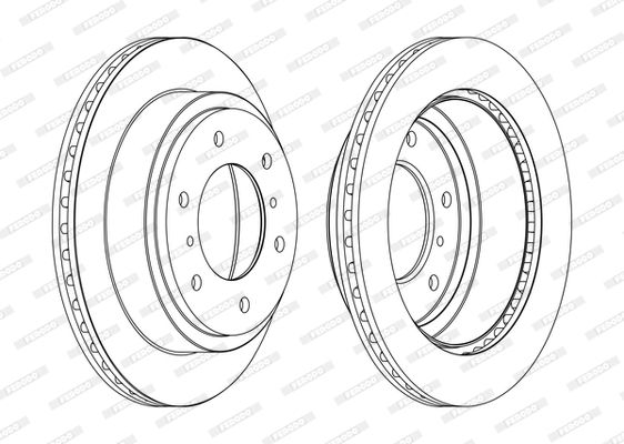 Brake Disc DDF1385C