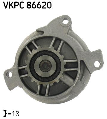 Water Pump, engine cooling VKPC 86620