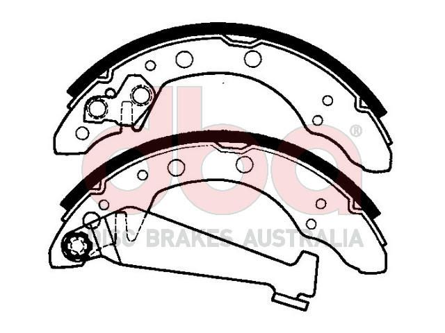 Street Series Brake Shoes [Volkswagen Golf/Polo 200mm] - TecDoc Only