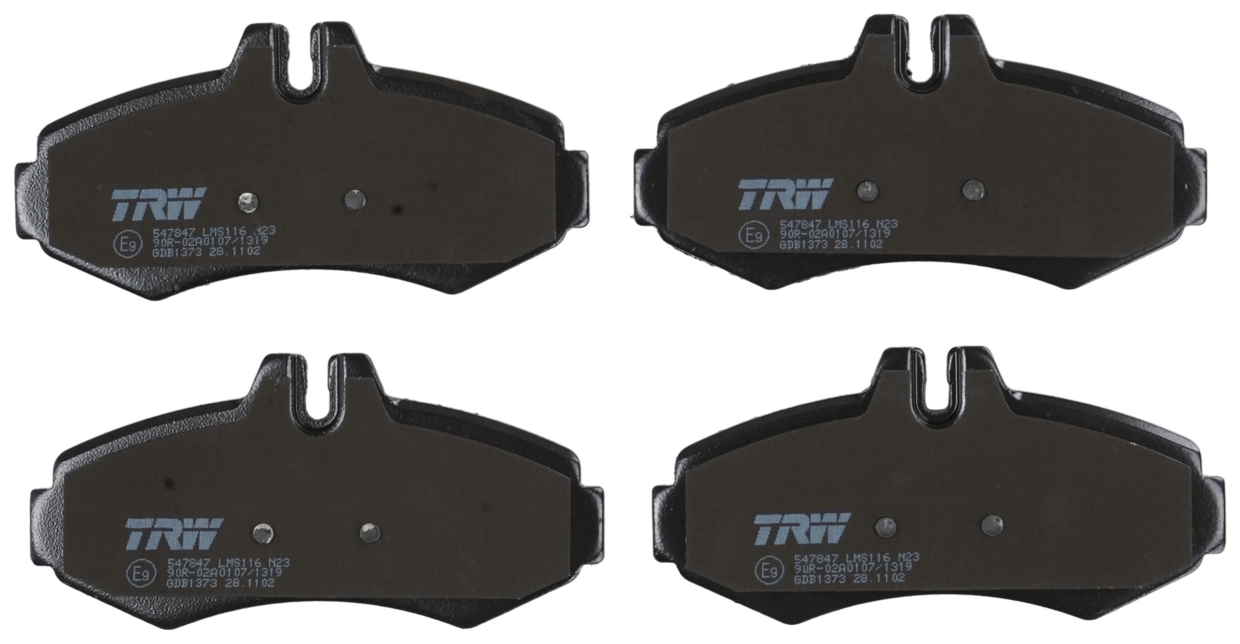 TRW DISC BRAKE PADS - TecDoc 2