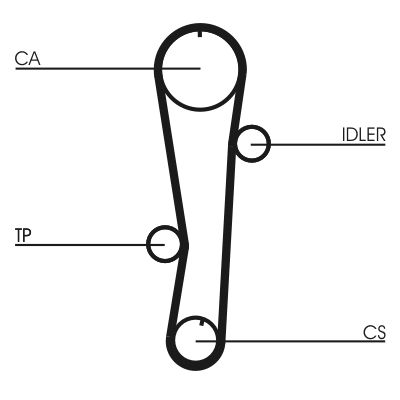 CONTINENTAL CTAM CT942WP1 Water Pump & Timing Belt Kit