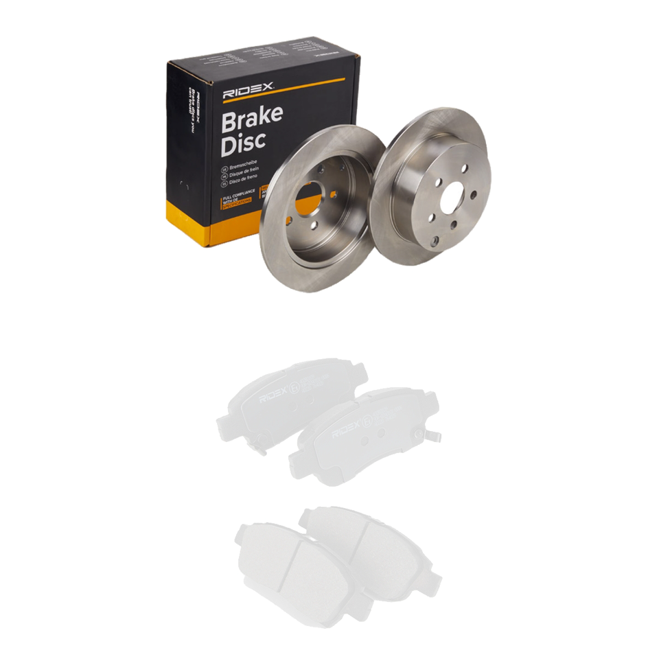 Remmenset, remschijf