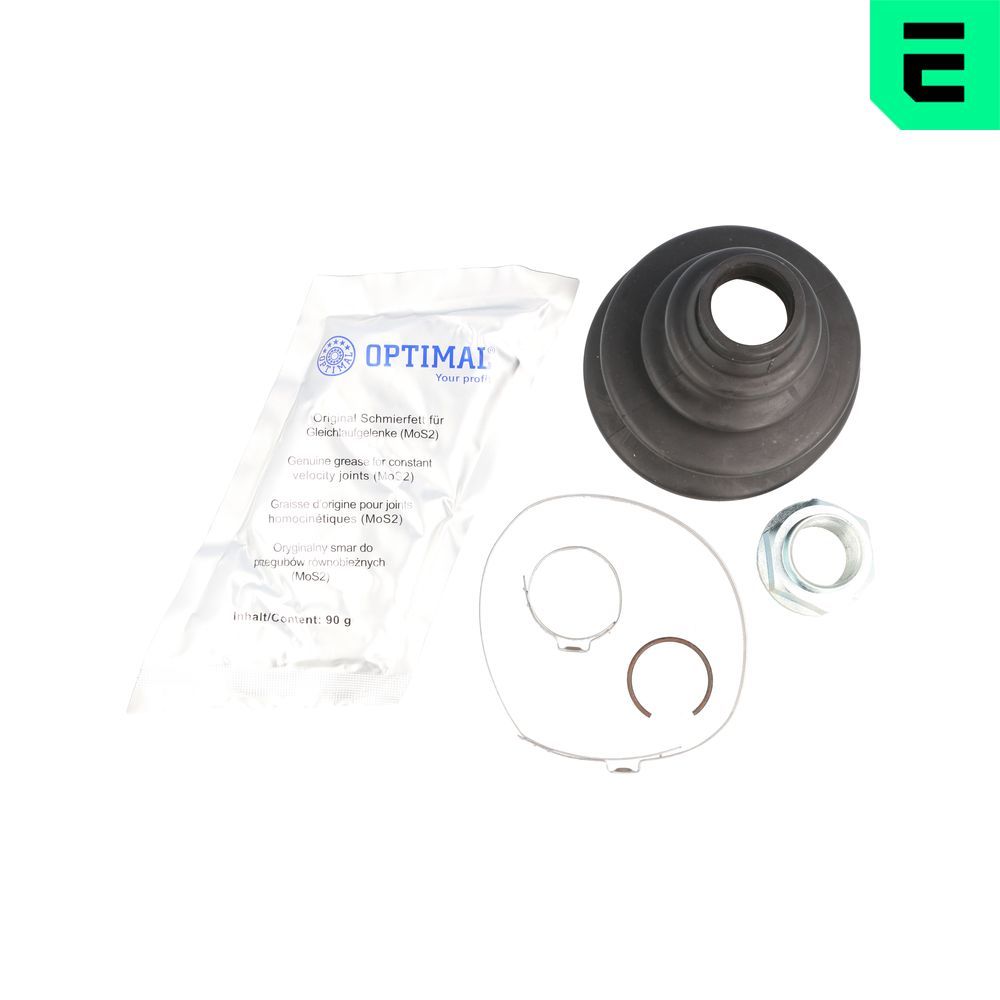 Faltenbalgsatz, Antriebswelle