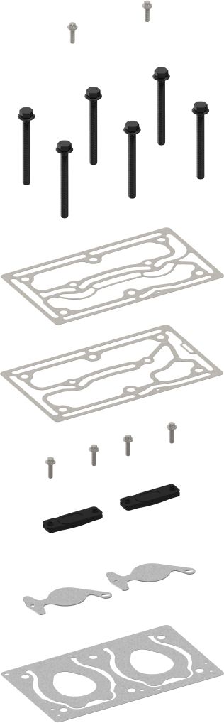 Juego de reparación, compresor de aire comprimido